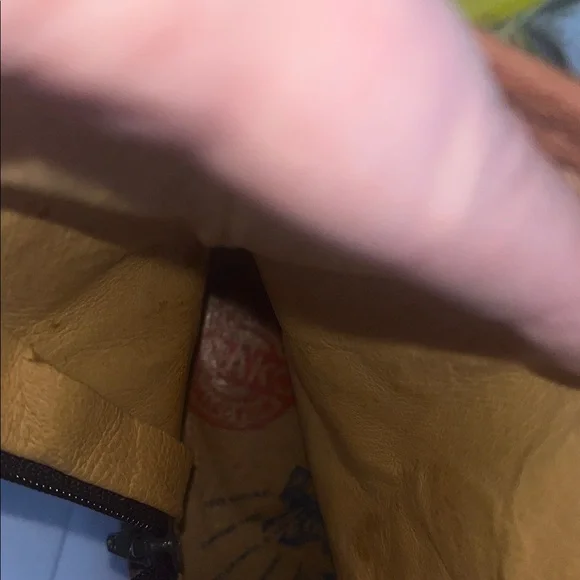 Brako flower embroidered brown zip up moto style boots size 41 women’s 10 - Picture 9 of 9